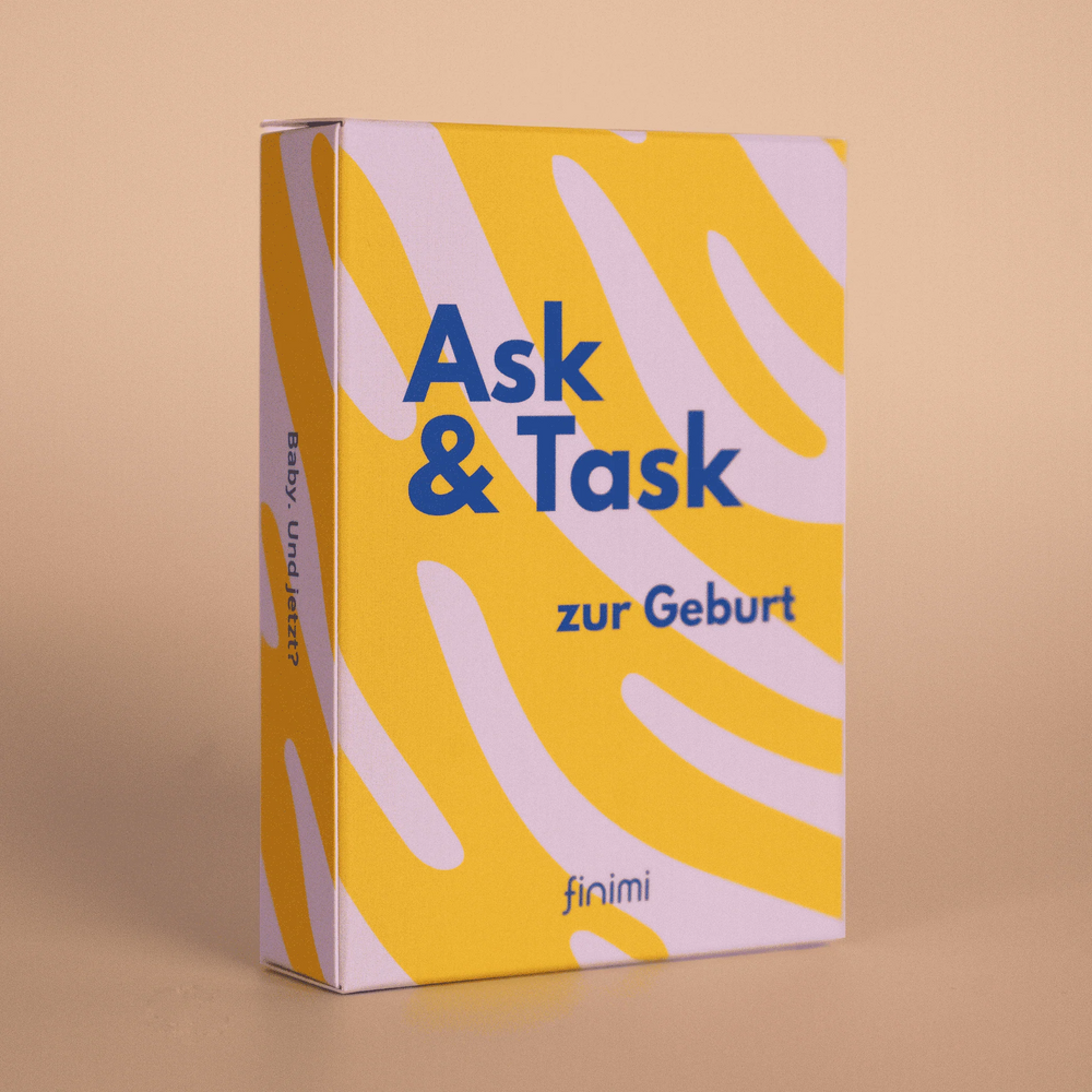 Ask & Task Zur Geburt Kartenspiel