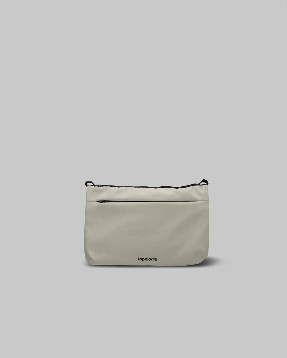 Moss Light Flat Sacoche Bag With Black Reflective Rope Strap