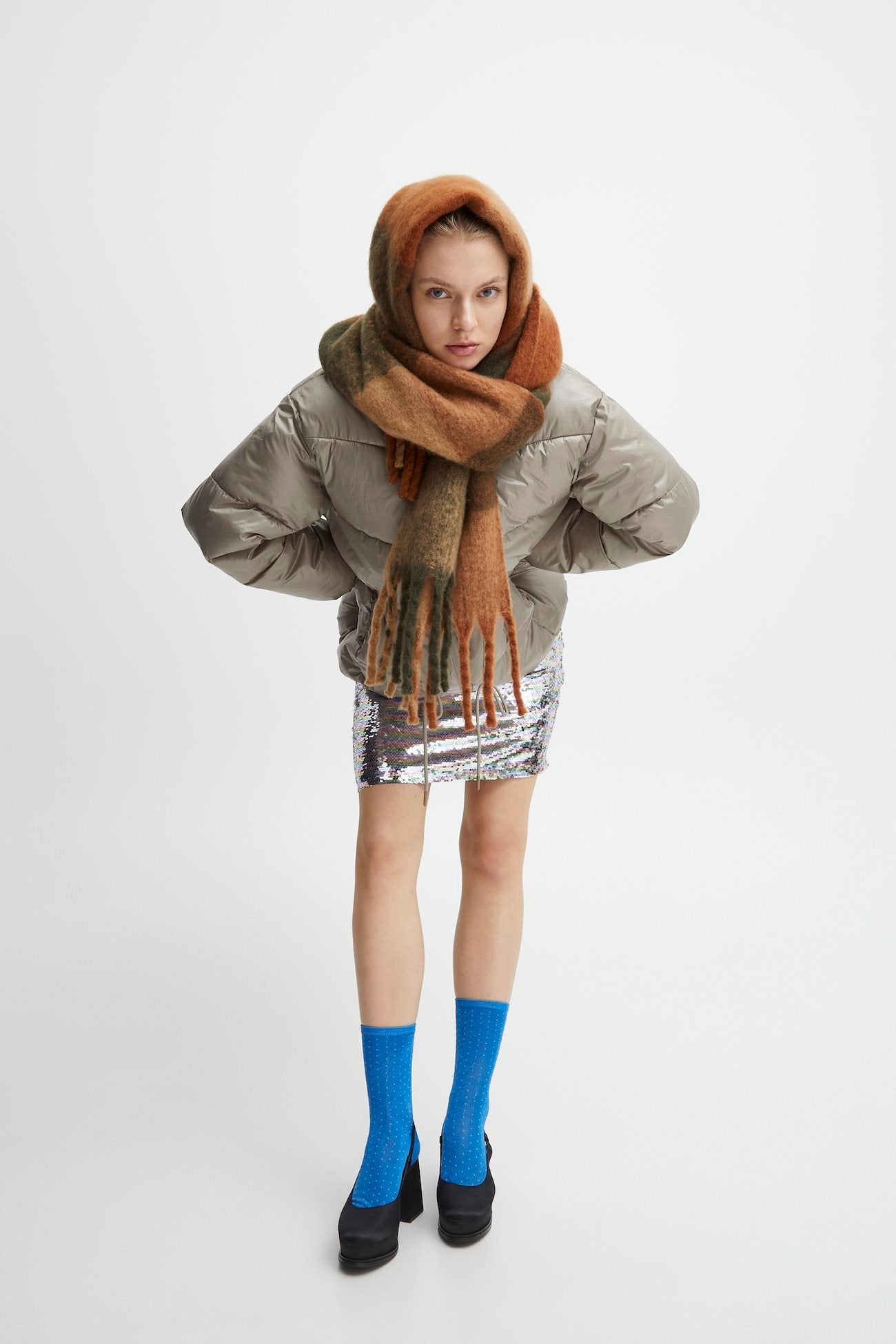 
                  
                    A AGGE Forest Night Scarf
                  
                