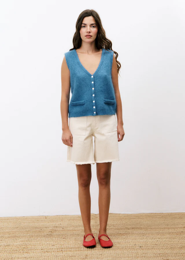 
                  
                    MELIZA Denim Blue Cardigan
                  
                