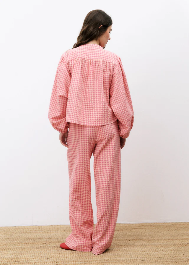 
                  
                    NOURA Pink Blouse
                  
                