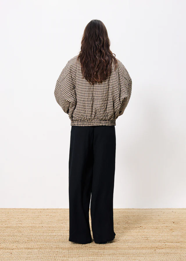 
                  
                    PADOUE Black Checked Jacket
                  
                