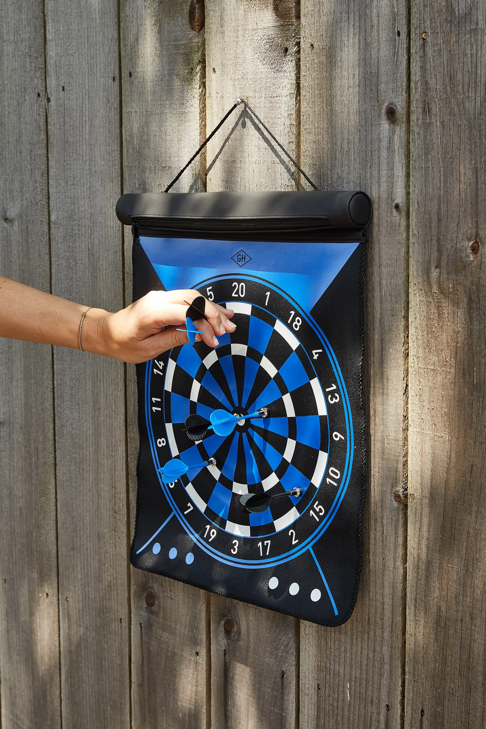 Dartscheiben-Rollenspiel