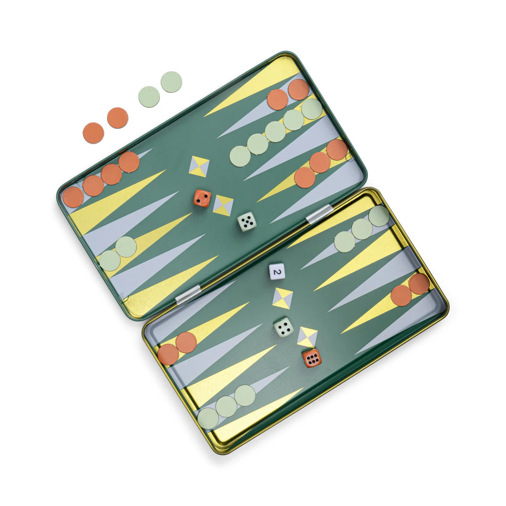 Reise-Backgamon-Spiel