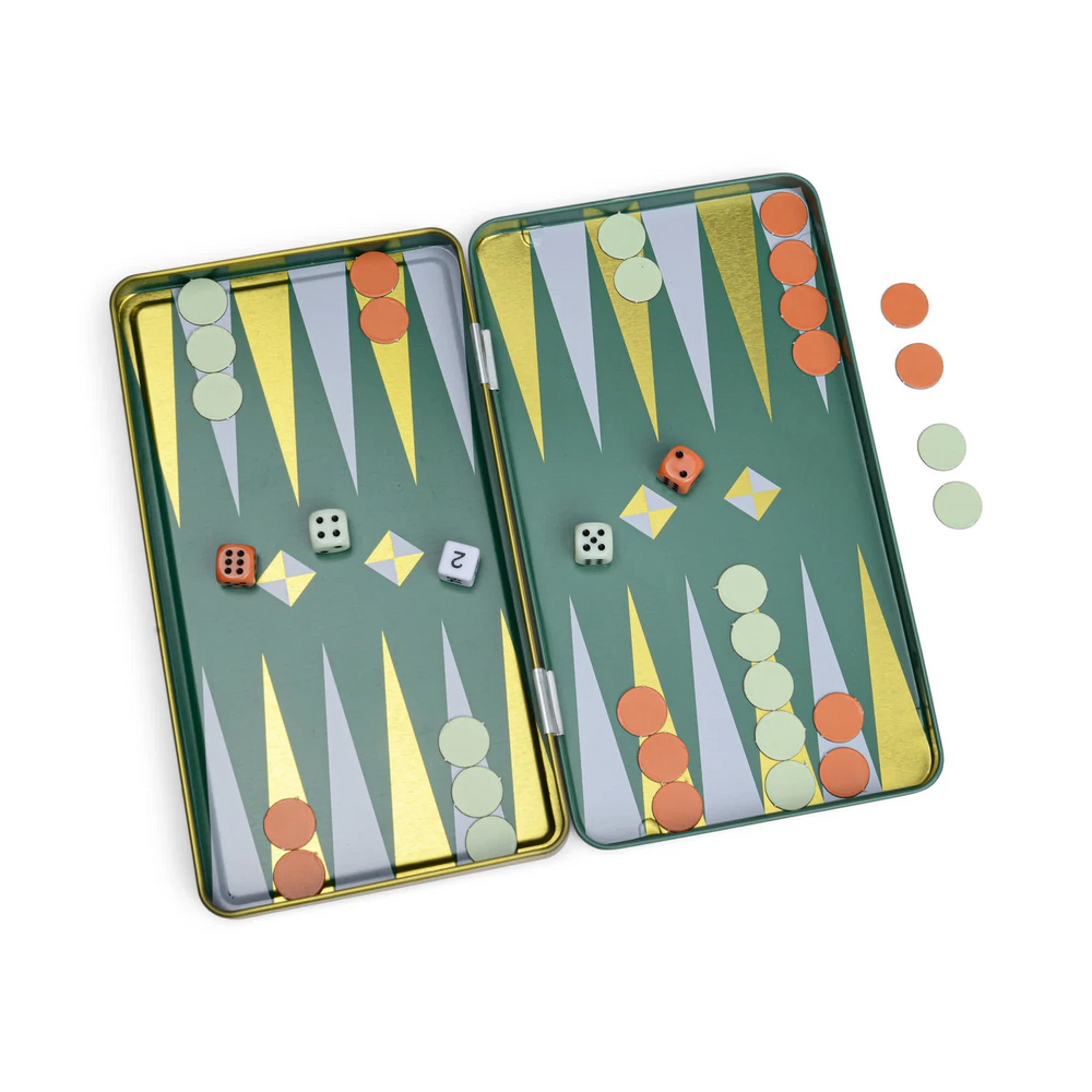 Reise-Backgamon-Spiel