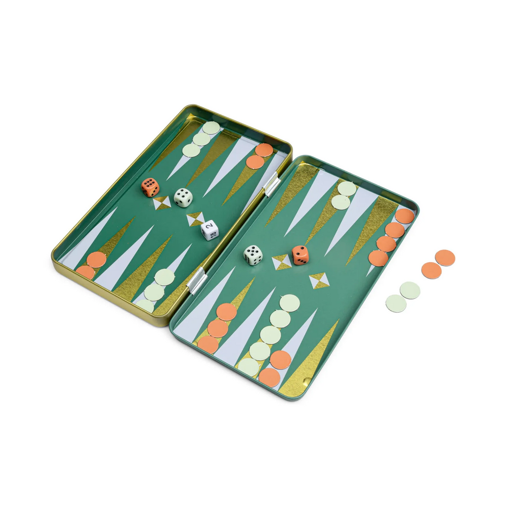 Reise-Backgamon-Spiel