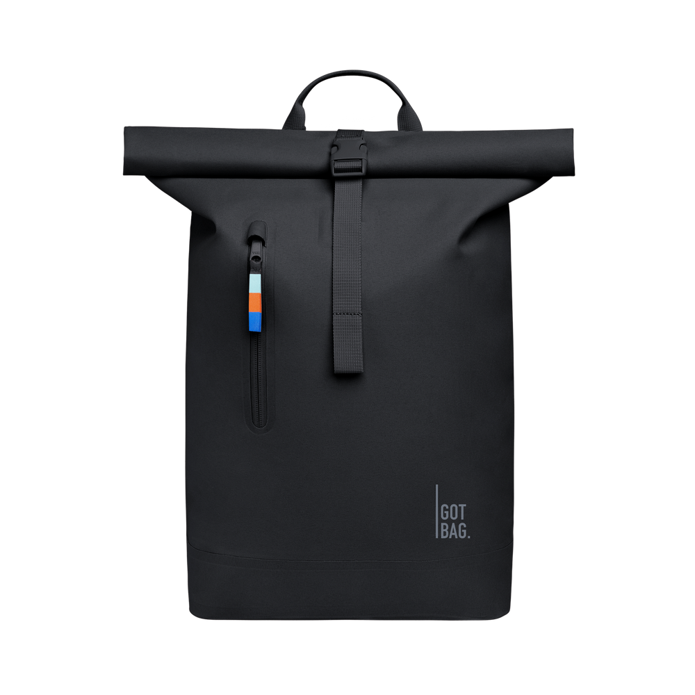 Black Rolltop Lite Backpack