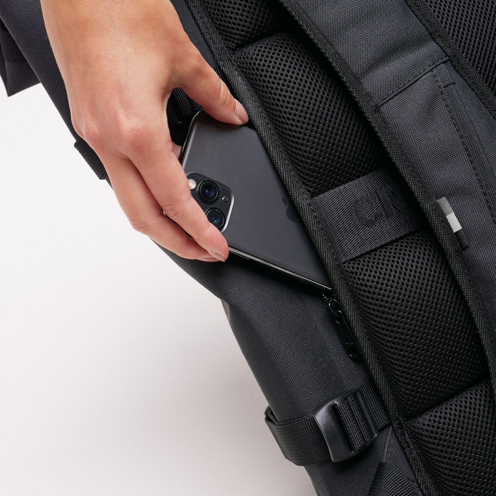 
                  
                    Monochrome Black Rolltop Backpack
                  
                