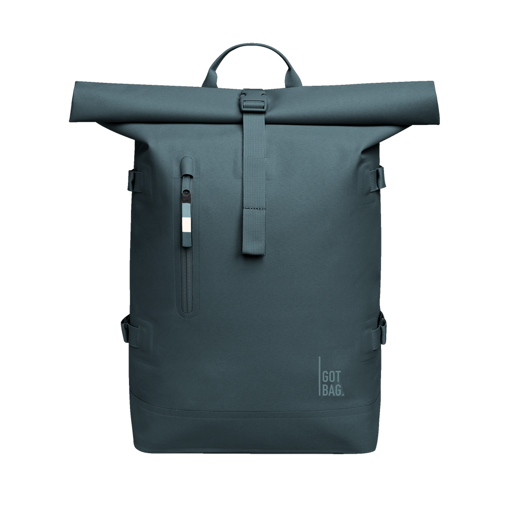 Monochrome Sea Teal Rolltop Backpack