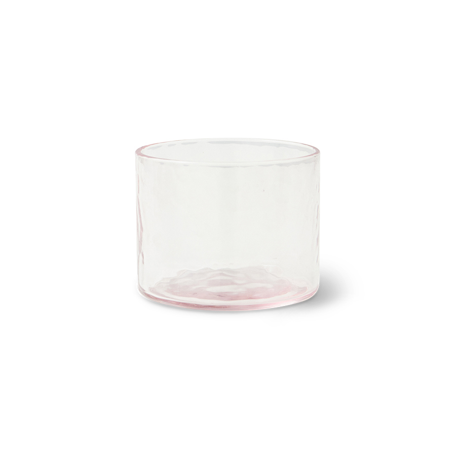 Blush Tube Glass Cup