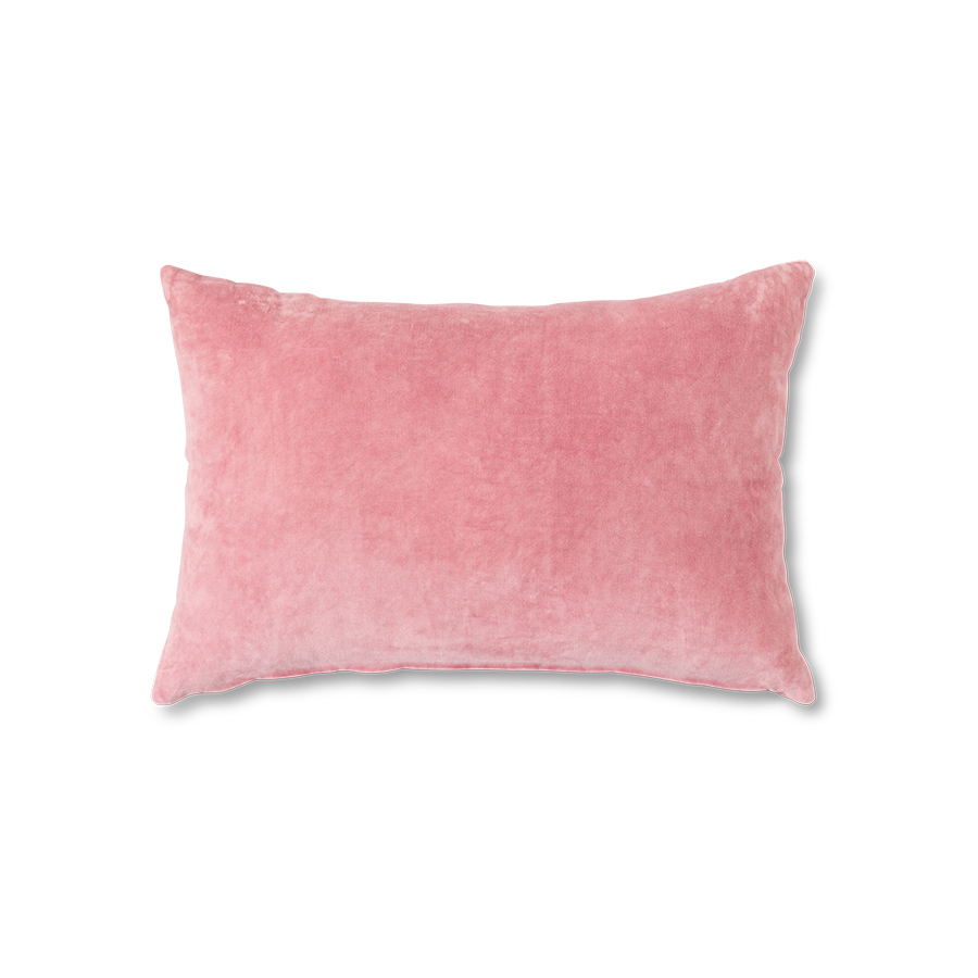 Kissen aus rosa Samt