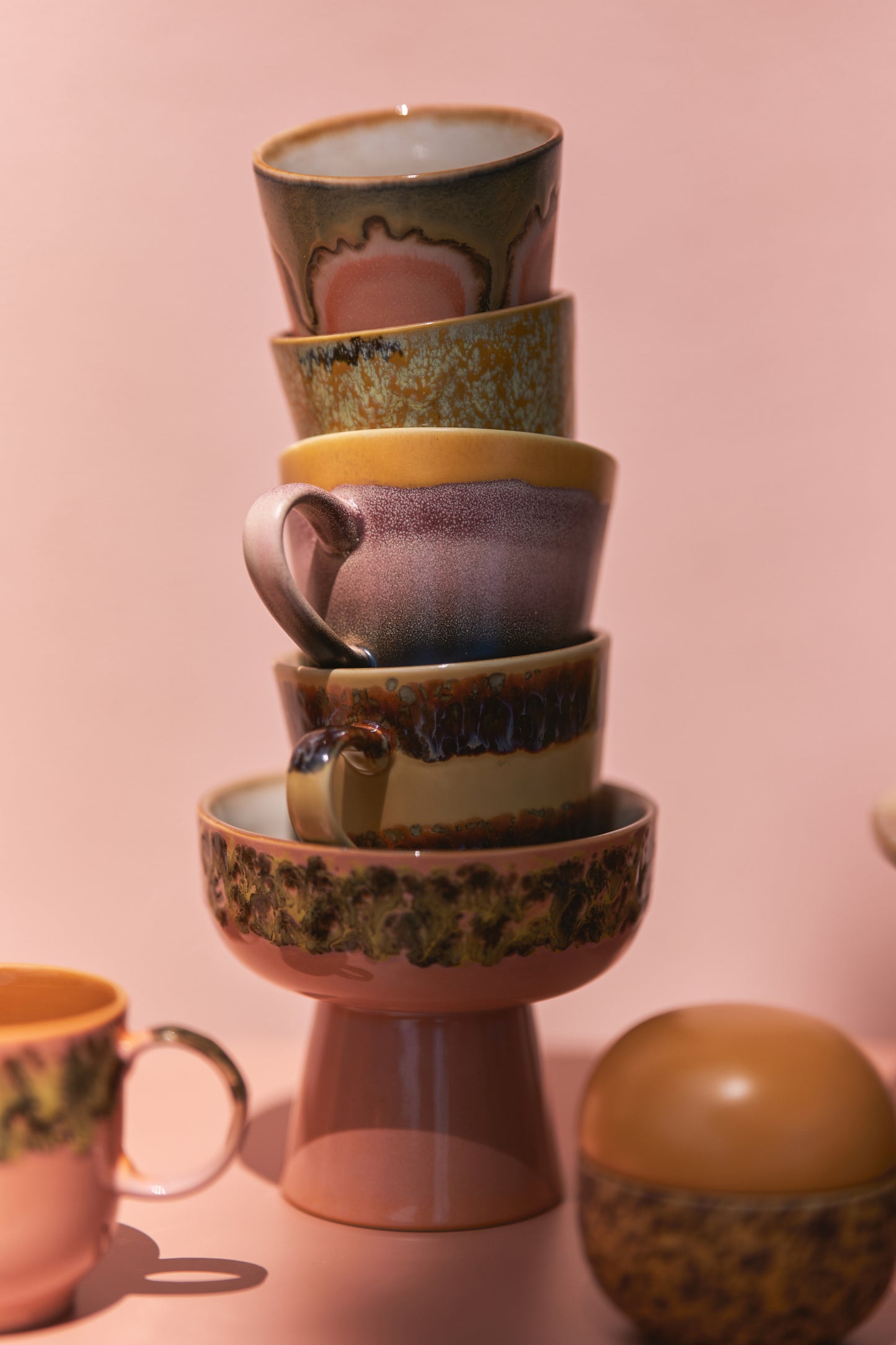 
                  
                    Sunset 70er Keramik Cappuccinotasse
                  
                