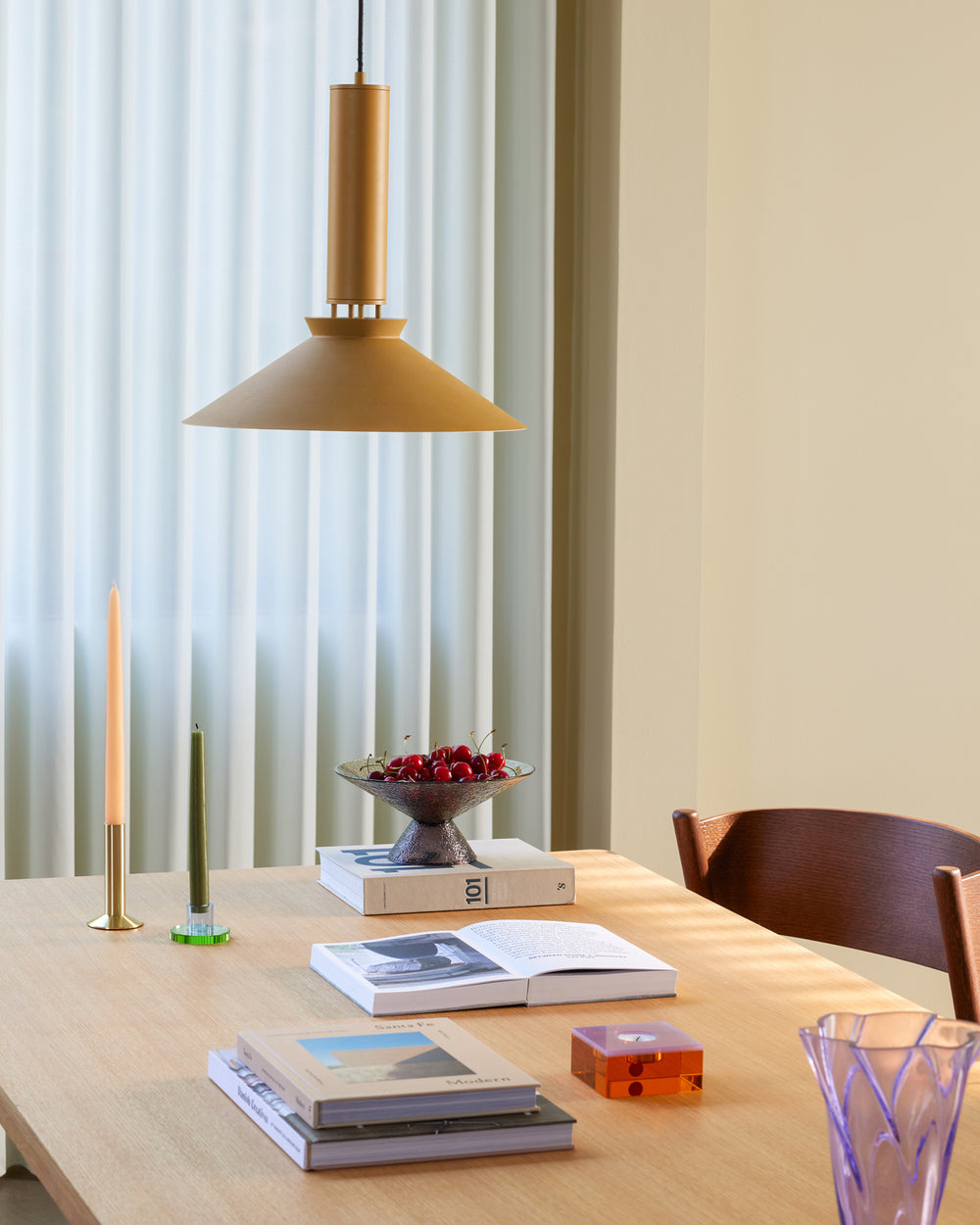 BONBON Große grün-braune Glasschale