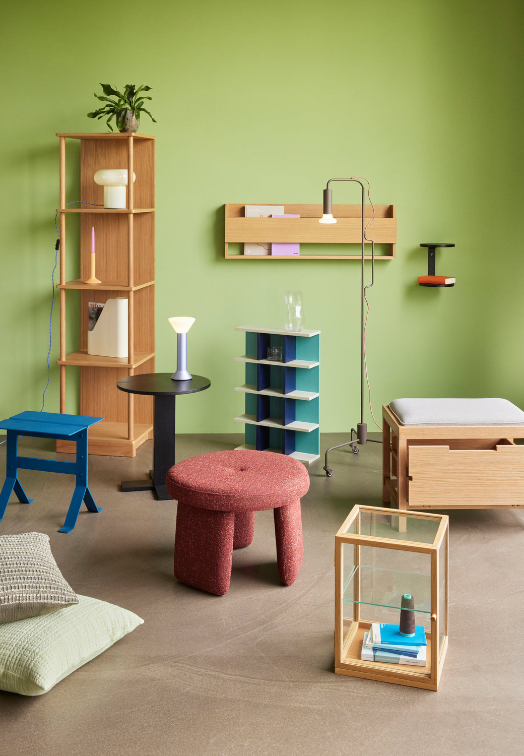 
                  
                    HUES Light Green Table Lamp
                  
                