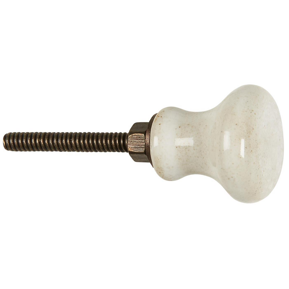 FIE weißer Keramikknopf