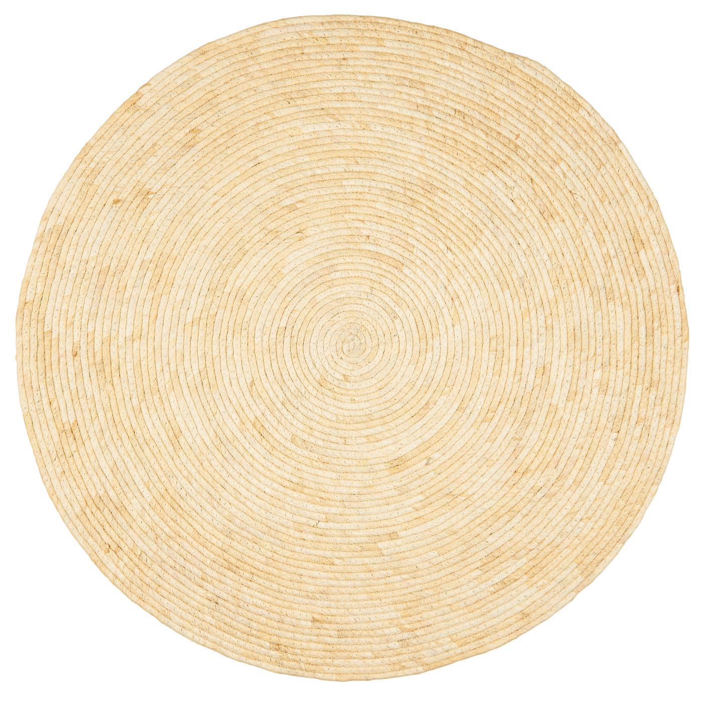 Corn Pile Rug White Corn Round Rug – Victoria met Albert