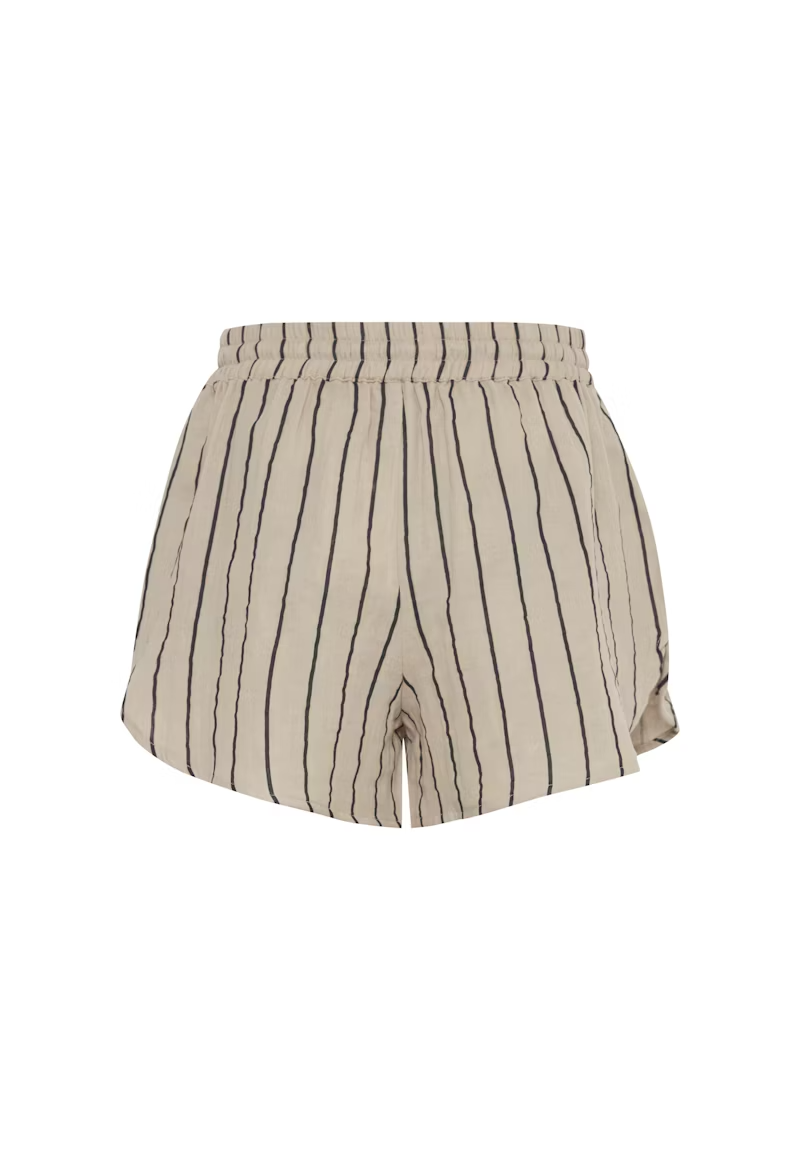 
                  
                    IAFOXA Black Striped Beach Shorts
                  
                