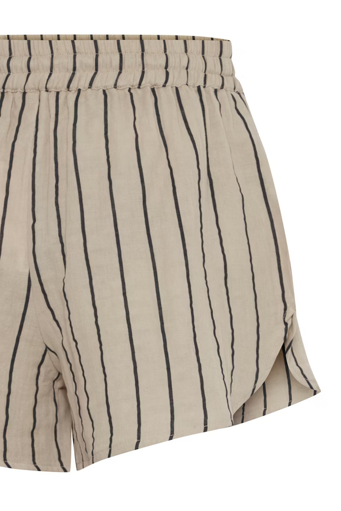 
                  
                    IAFOXA Black Striped Beach Shorts
                  
                
