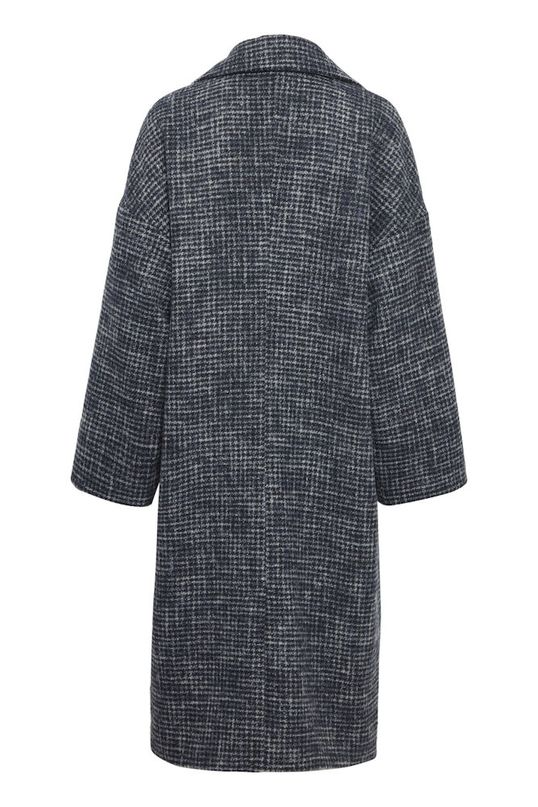 
                  
                    IHEMMALU Navy Blazer Houndstooth Jacket
                  
                