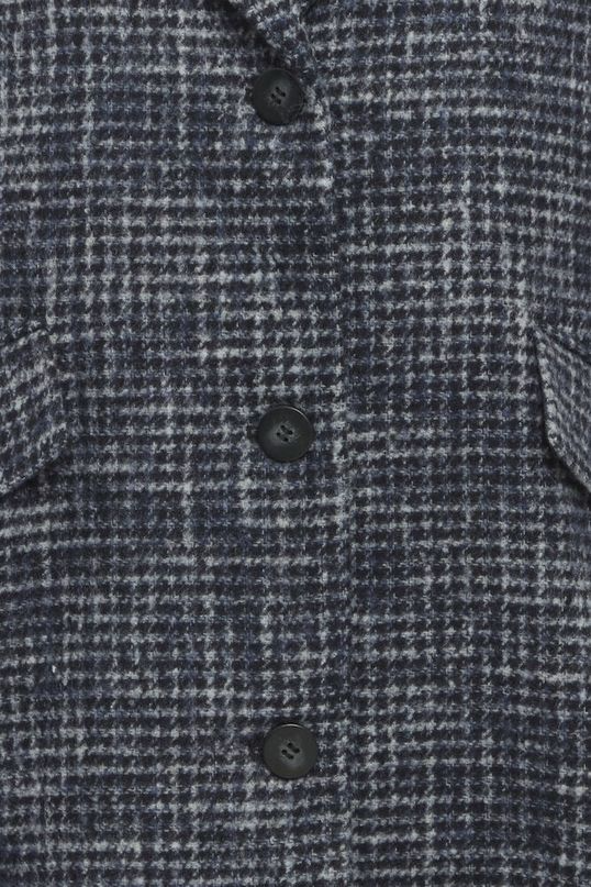
                  
                    IHEMMALU Navy Blazer Houndstooth Jacket
                  
                