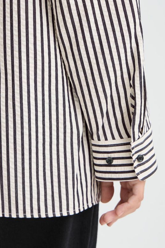 
                  
                    IHESTRA Birch Black Stripe Shirt
                  
                