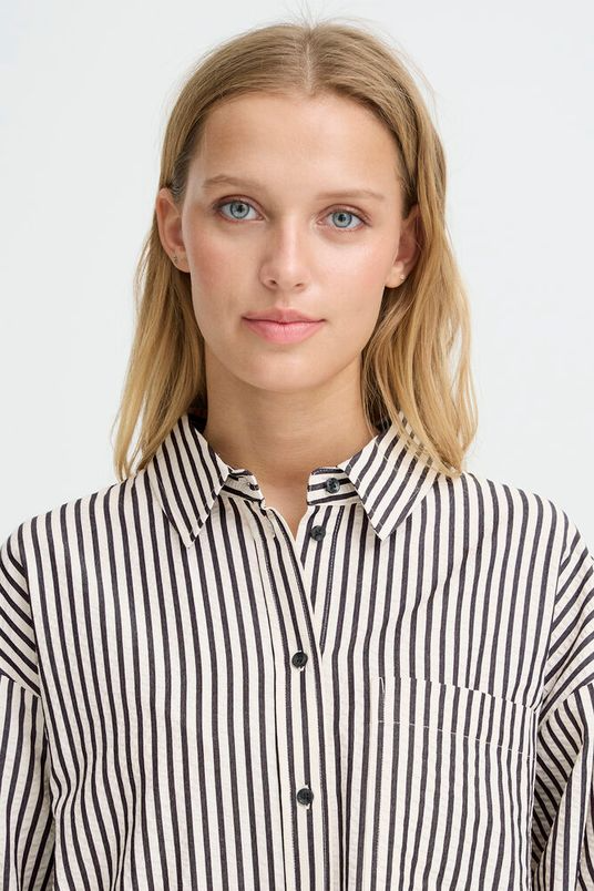 
                  
                    IHESTRA Birch Black Stripe Shirt
                  
                
