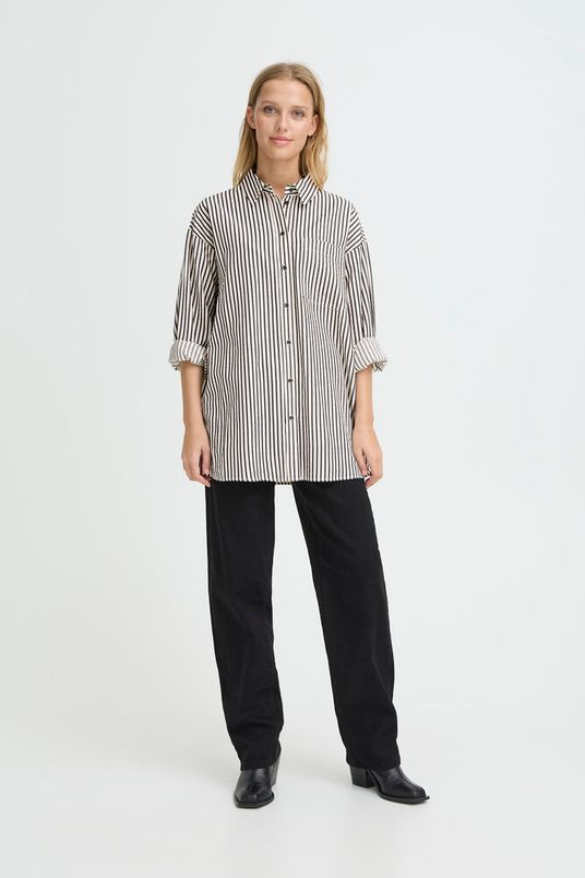 
                  
                    IHESTRA Birch Black Stripe Shirt
                  
                