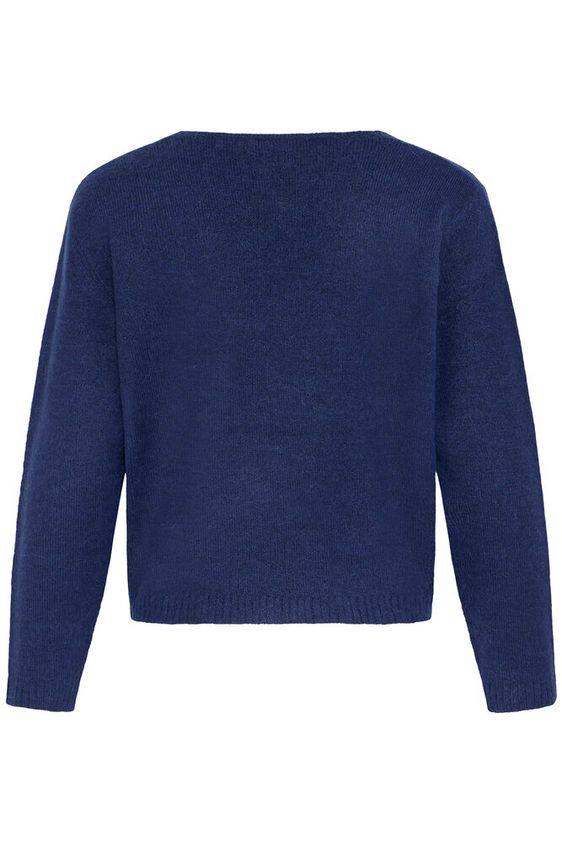 
                  
                    IHKAMARA – Patriot – Blauer Pullover mit V-Ausschnitt
                  
                