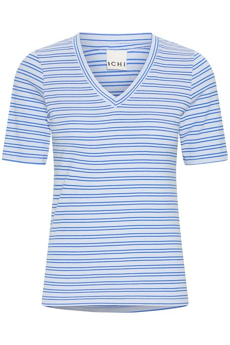 IHMIRA Zen Blaues Türkisches Meer T-Shirt mit V-Ausschnitt