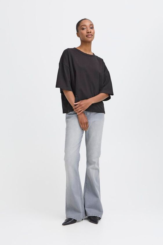 
                  
                    IHPALMER Black Loose T-Shirt
                  
                
