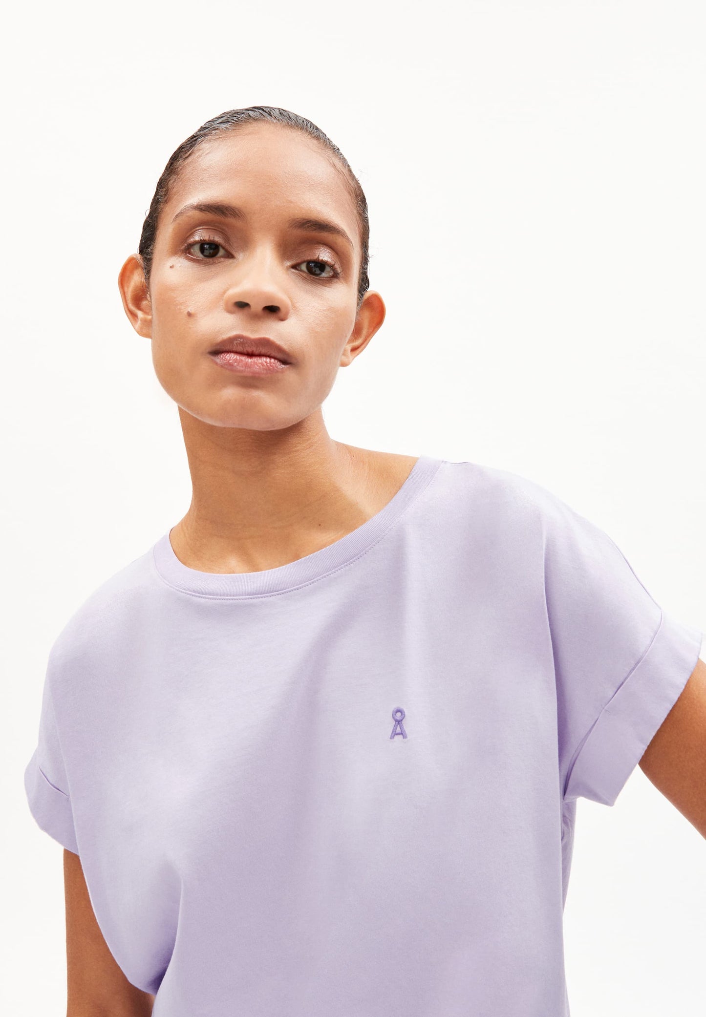 
                  
                    IDAARA Lavender Light Loose Fit T-Shirt
                  
                
