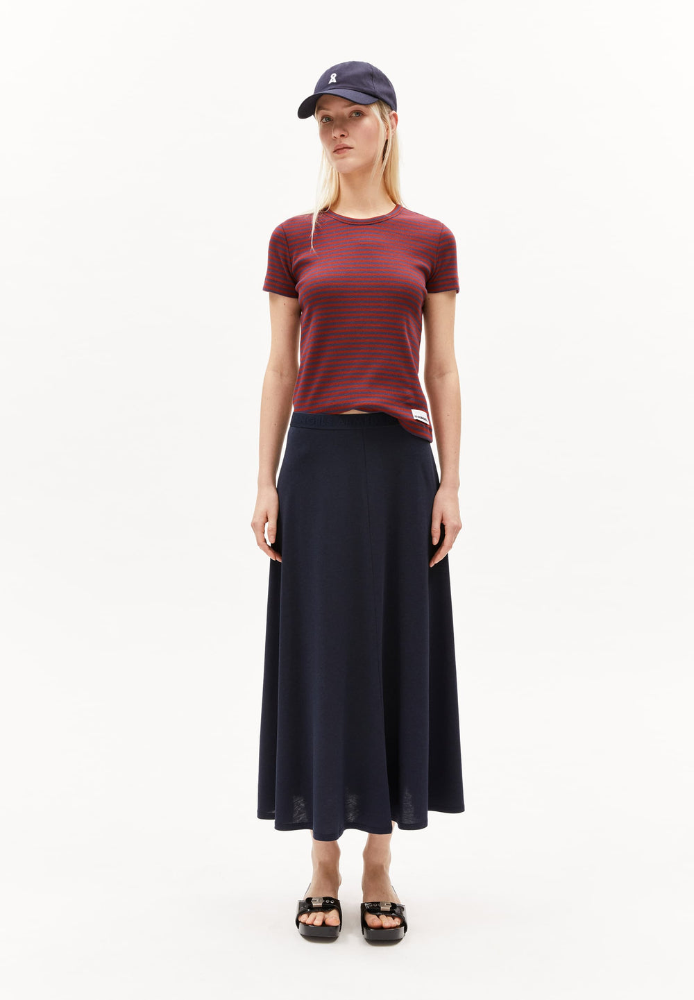 ILENIAA LARAA Night Sky Jersey Loose Skirt
