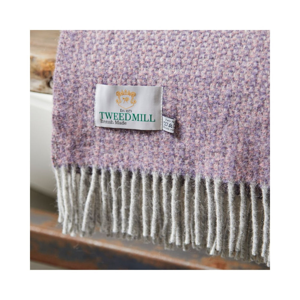 
                  
                    ILLUSION Lavender Pure New Wool Throw
                  
                