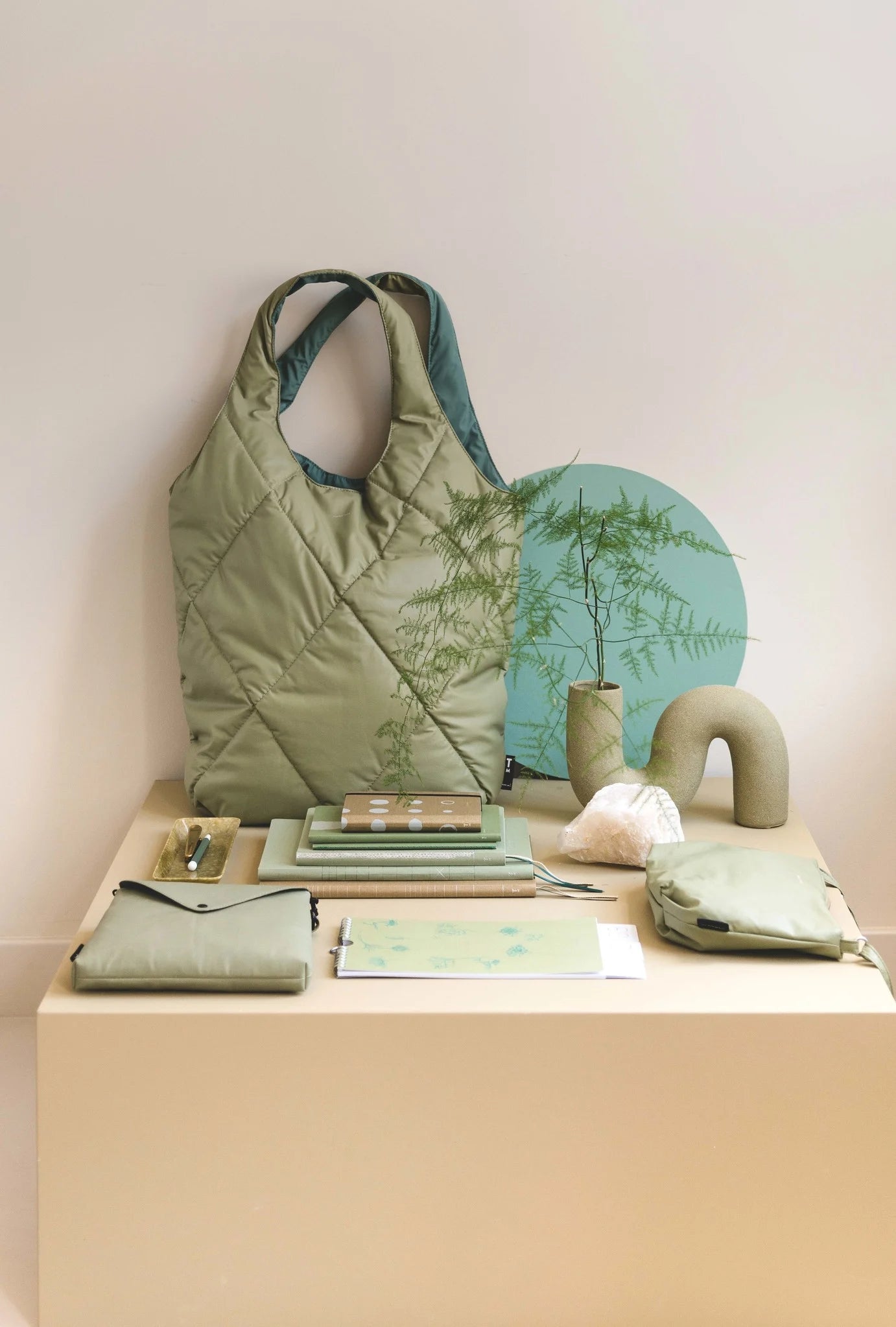 
                  
                    CARMEL Sage Puffy Bold Bag
                  
                