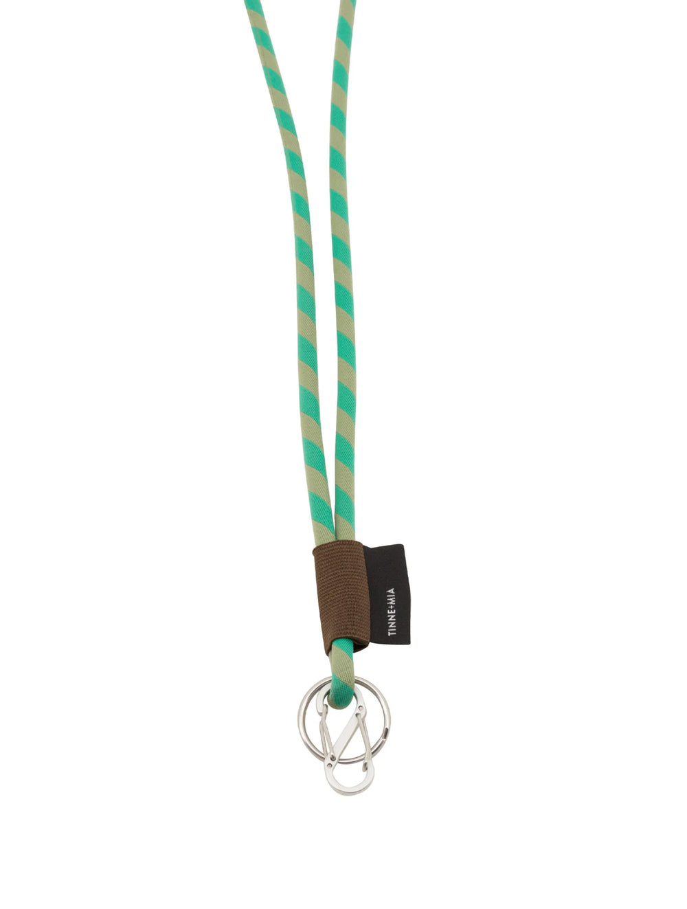LORE Stripes Bright Moss Key Lanyard