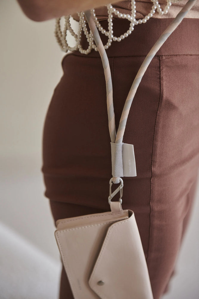
                  
                    LORE Stripes Blush Key Lanyard
                  
                