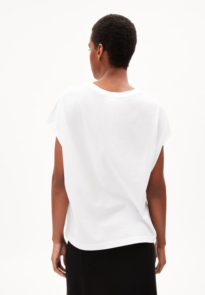 
                  
                    INAARA White Loose Fit T-Shirt
                  
                