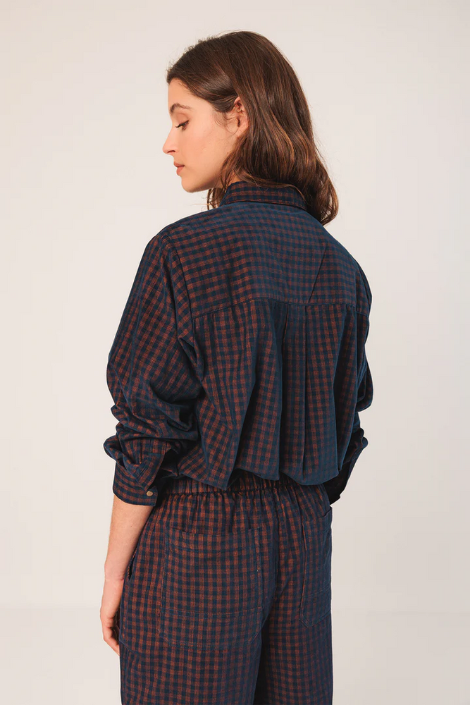
                  
                    Marino Vichy Elastic Micro-Corduroy Trousers
                  
                