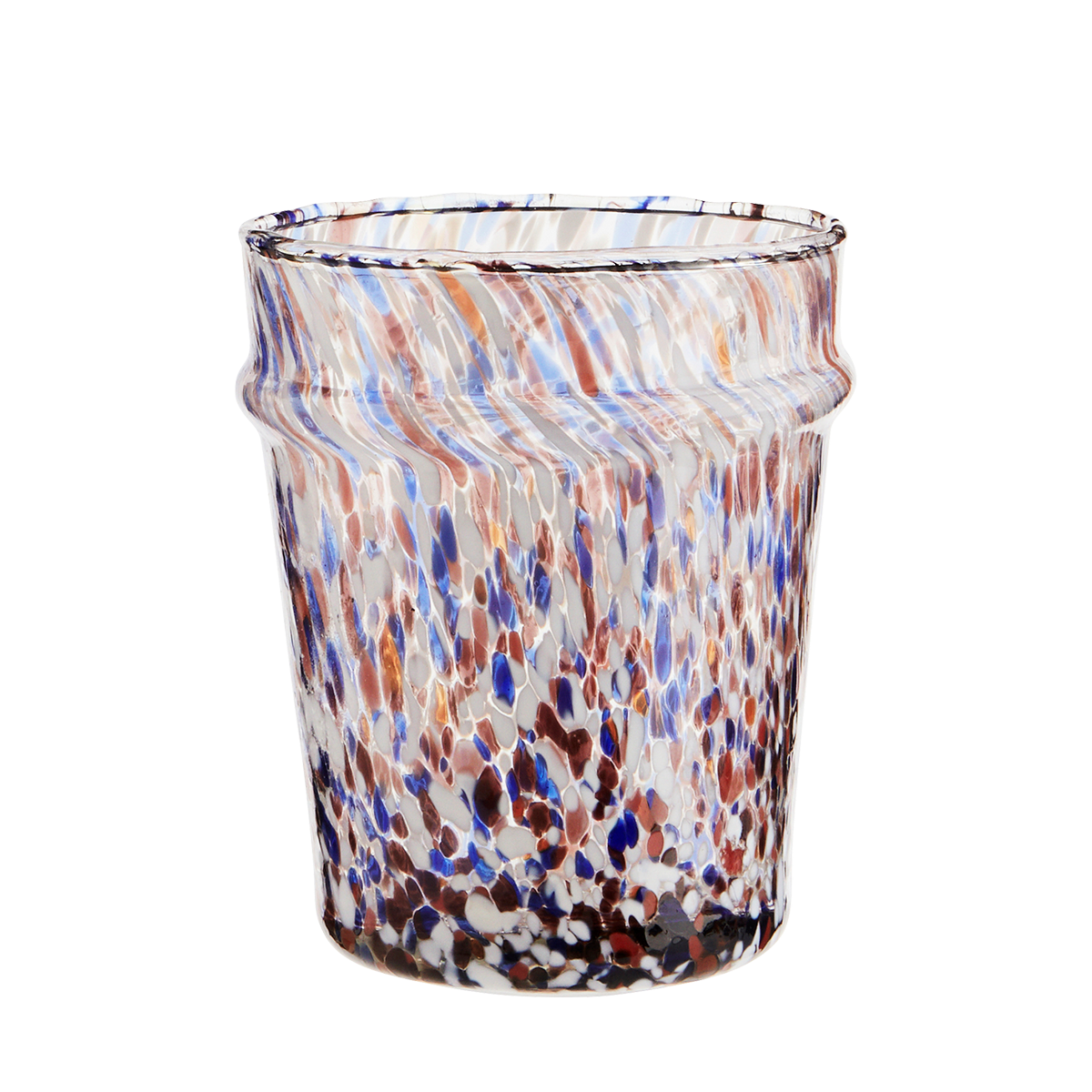 
                  
                    Orange Blue White Clear Drinking Glass
                  
                
