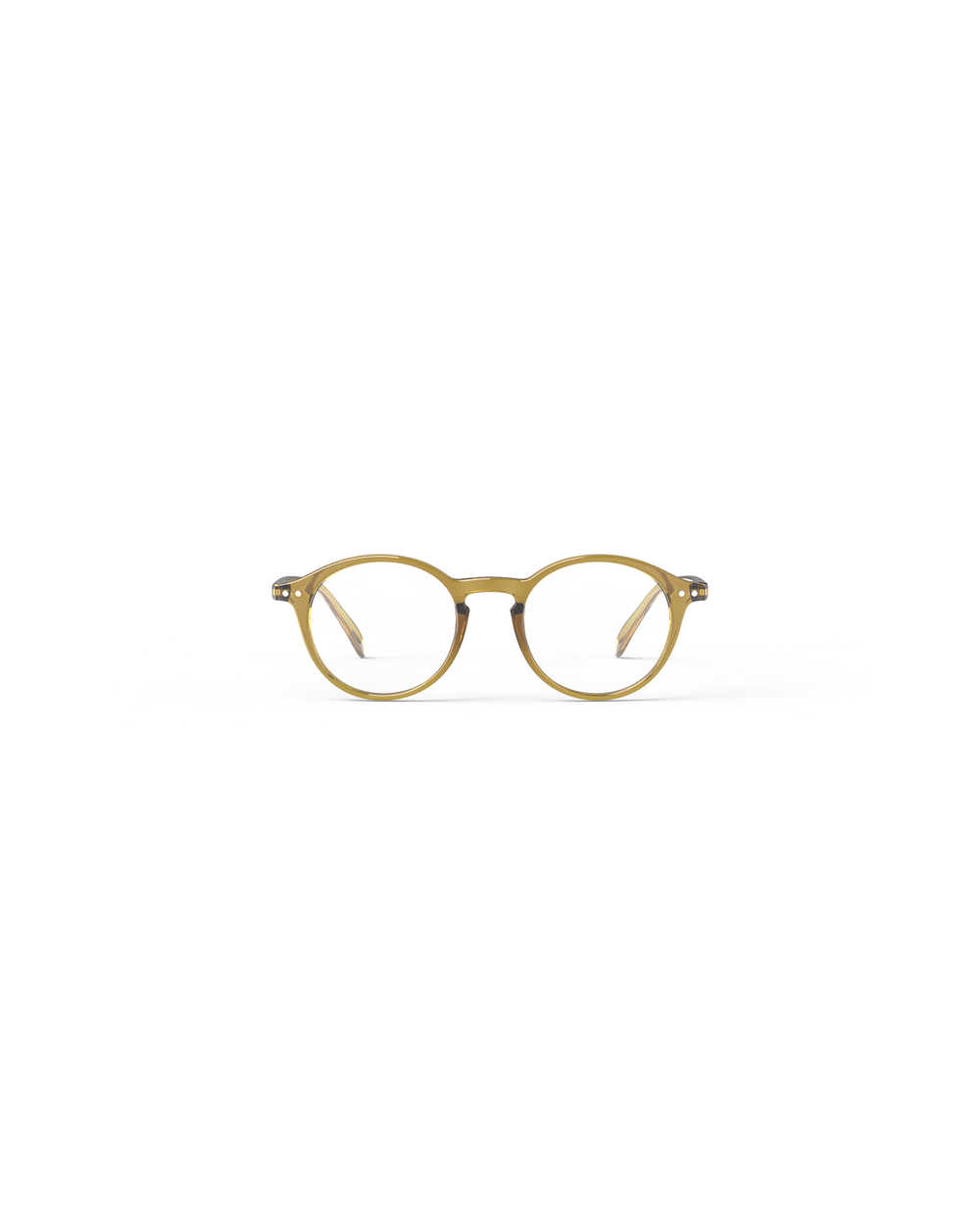 #D Golden Green Reading Glasses