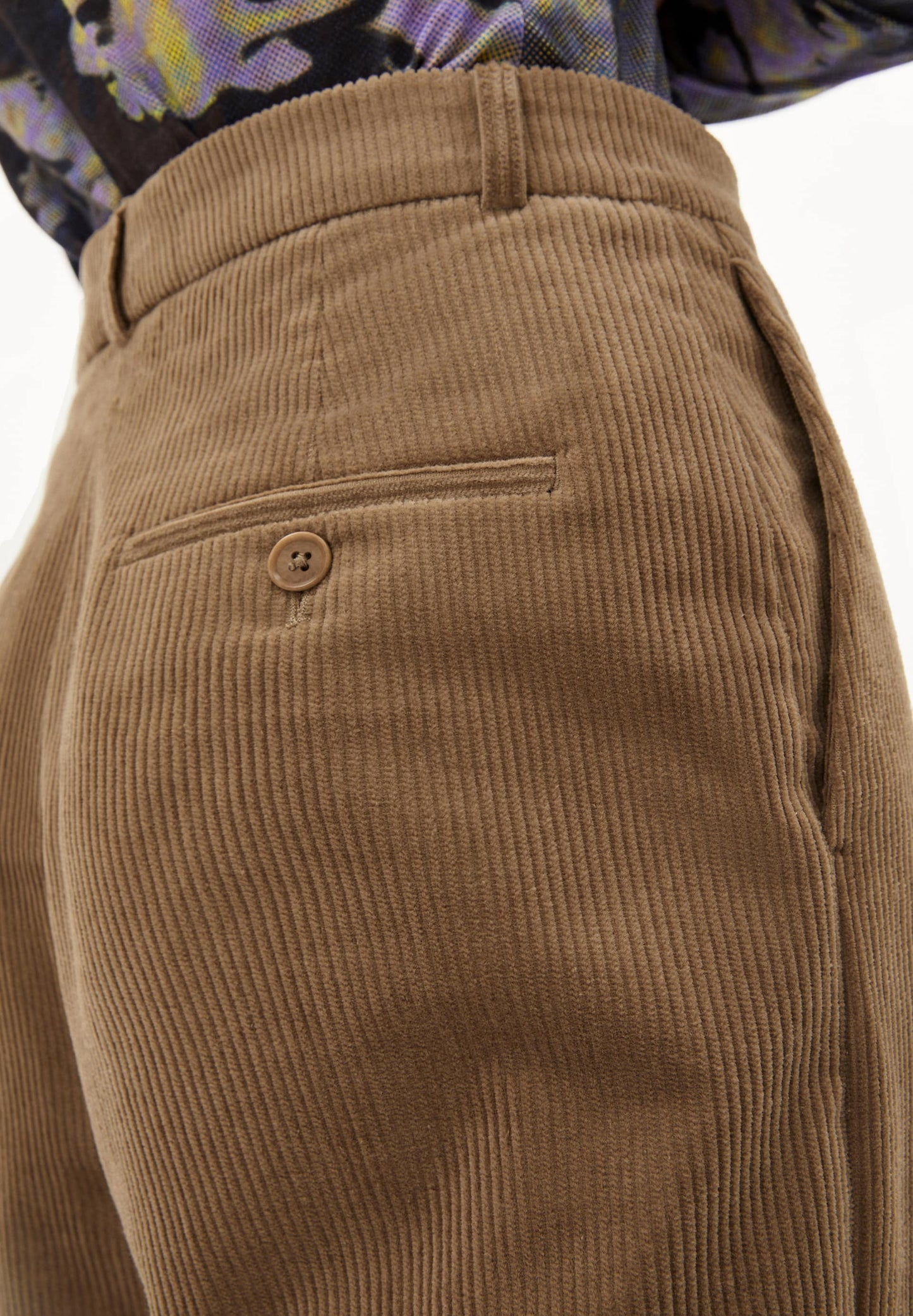 
                  
                    JAALMA CORDUROY Dark Sand Stone Trousers
                  
                