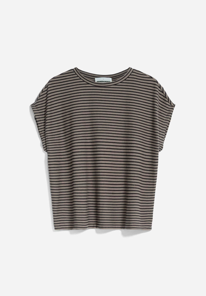 
                  
                    JAANISA MINI STRIPE Cool Ash-Muddy Water T-Shirt
                  
                