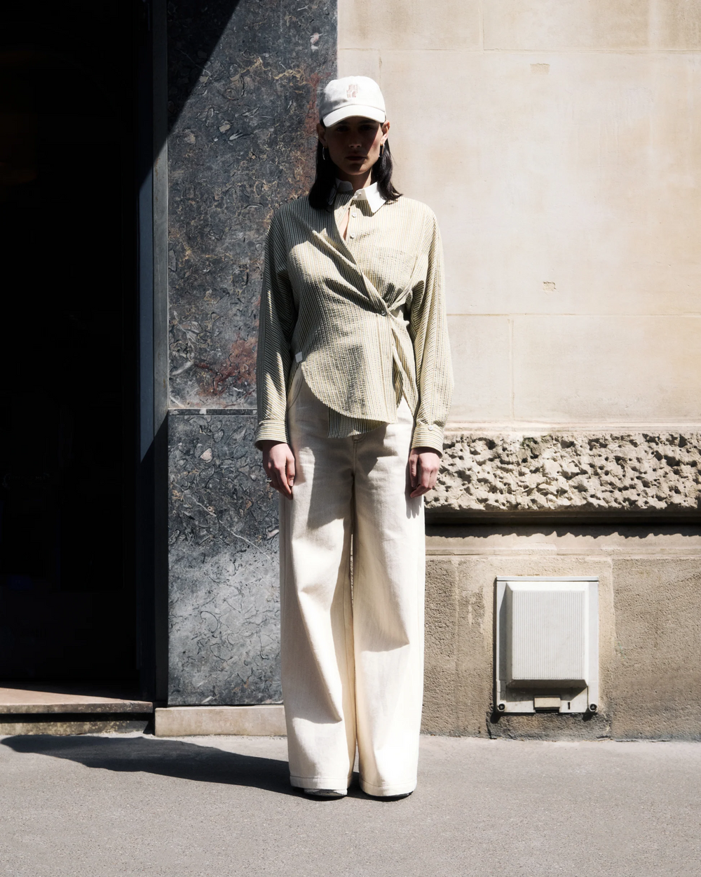 CARMEN Creme Trousers