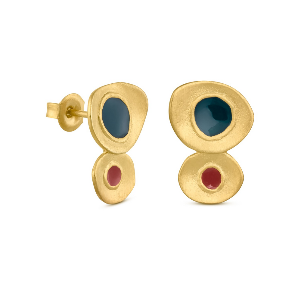 FAVORITA COLORS Brass Earring