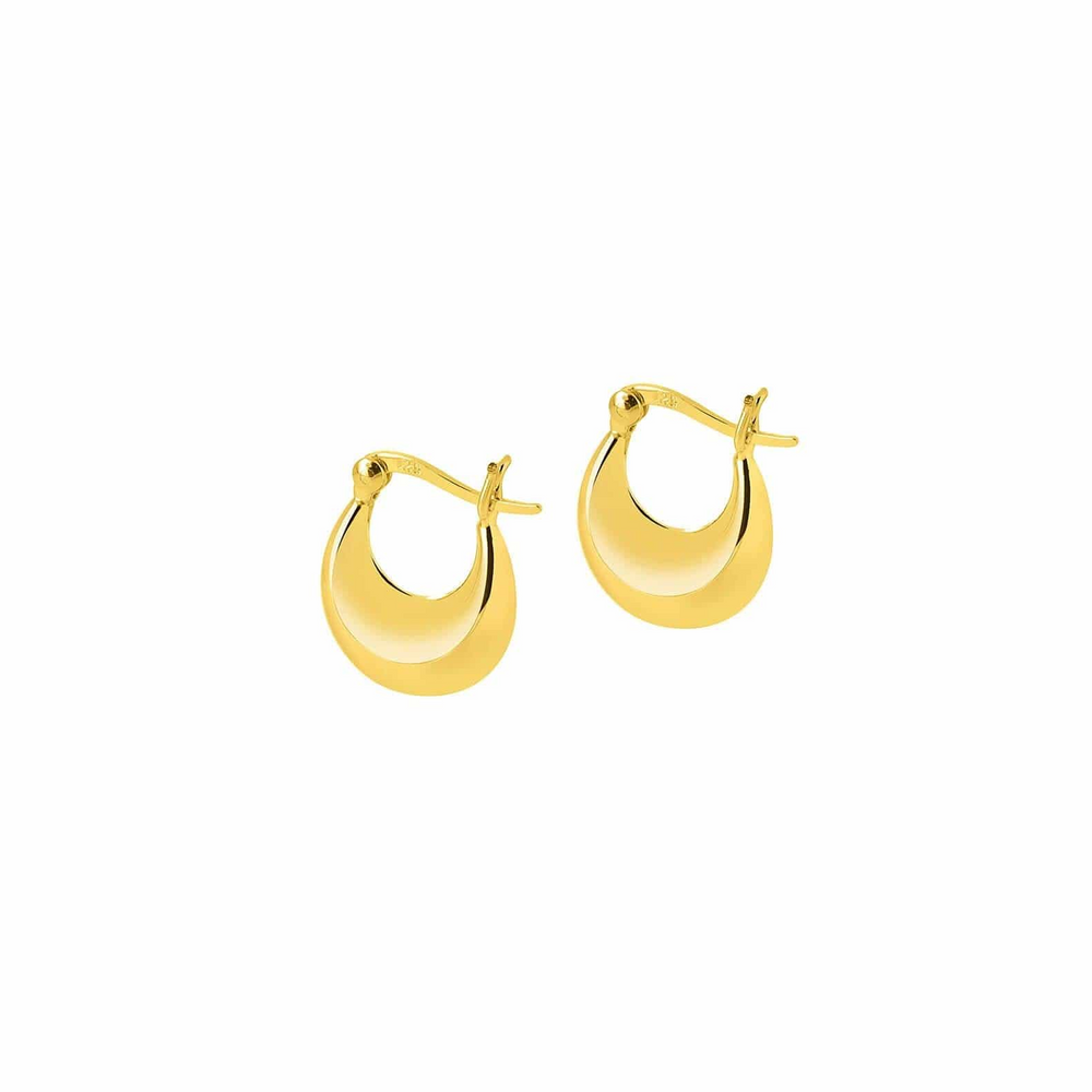 Creolen „Tropfen“ in Gold
