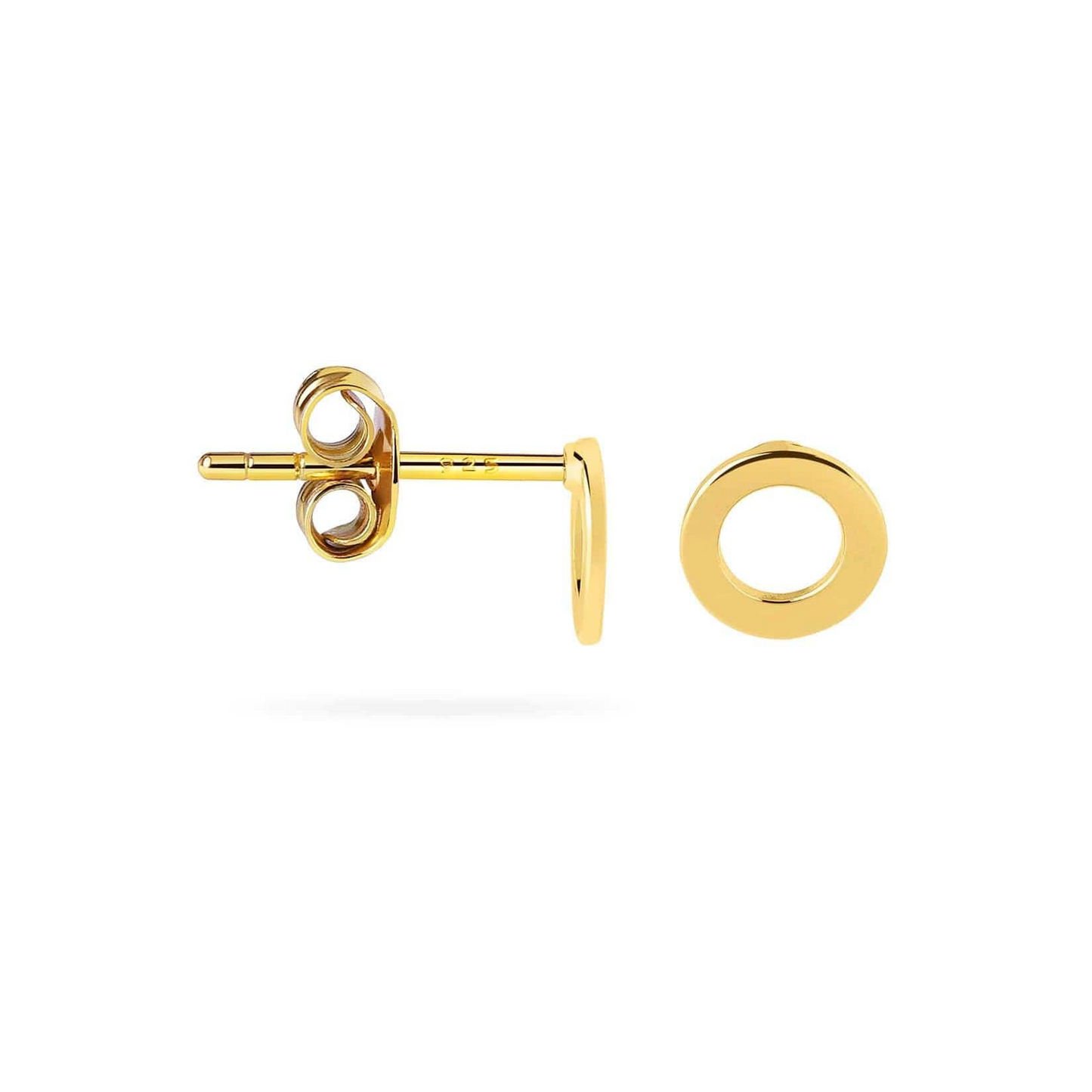 
                  
                    Ohrstecker mit offenem Kreis in Gold
                  
                