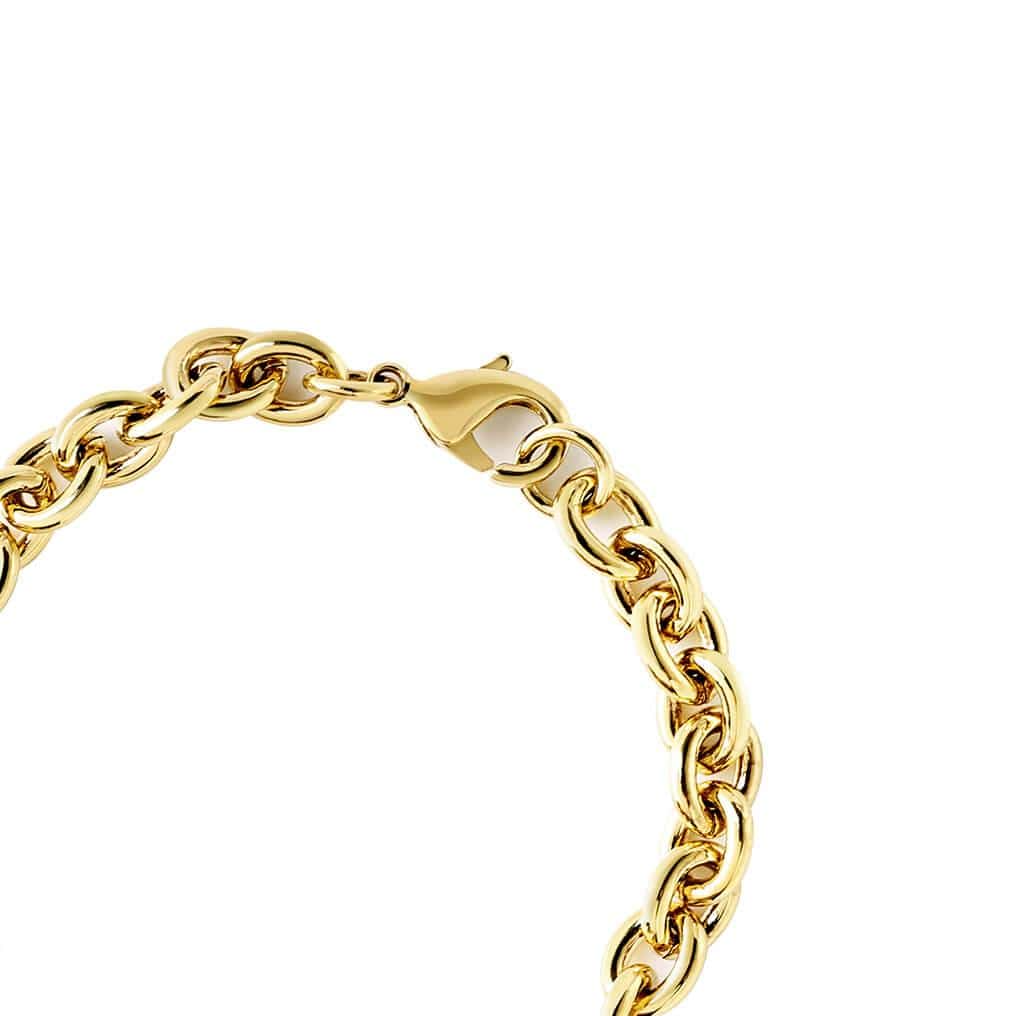 
                  
                    Goldenes Rolo-Kettenarmband
                  
                