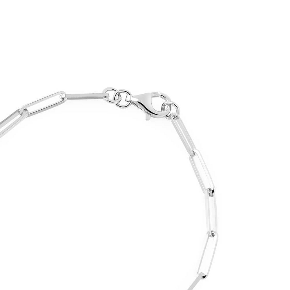 
                  
                    Silver Long Link Bracelet
                  
                