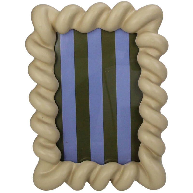 Beige Polyresin Photo Frame