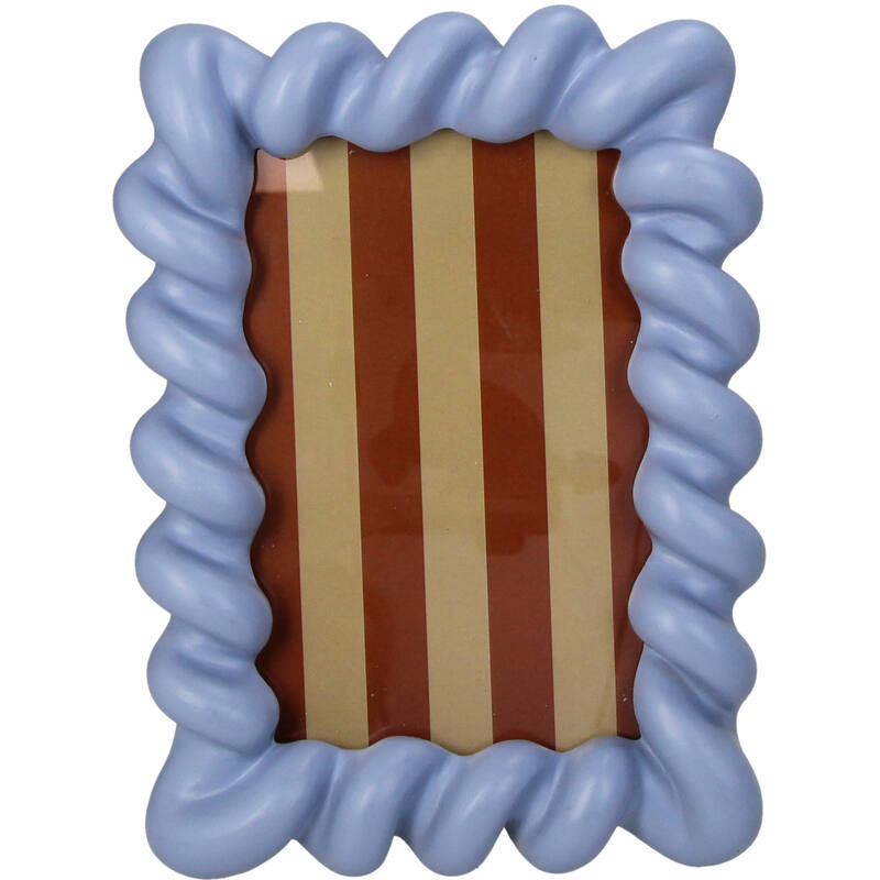 Blue Polyresin Photo Frame